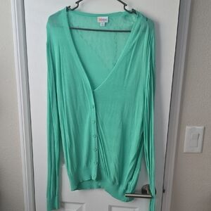 LuLaRoe Cheryl Spring Green Cardigan